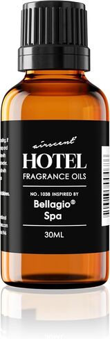 Airscent Hotel Diffuser Oil مستوحى من رائحة Bellagio Spa - زيت العطور الممتاز رقم 1038 للموجات فوق الصوتية وناشرهم وصياغة - 10 مل ، زجاجة زجاجية 0.34 FL مع قطارة in Kuwait