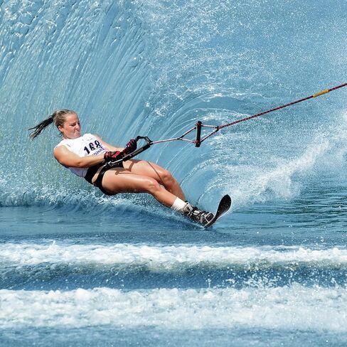 حبل Obcursco Wakeboard، خط الرياضات المائية مع مقبض EVA. مثالية للتزلج على الماء، لوح التزلج، لوح الركبة in Kuwait