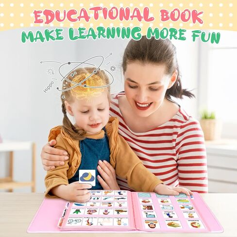 Pecs Visual Communication Book, Communication Board for Nonverbal Kids, 203 Organ Counting Animals Communication Cards, Autism Speech Therapy Materials, Toddler Behavior Book for Home School in Kuwait