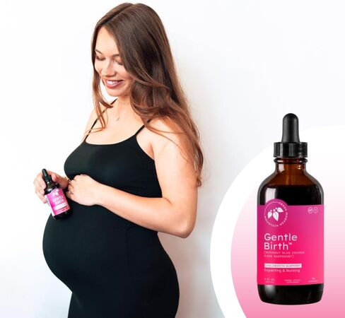 Mountain Meadow Herbs Gentle Birth for Birth Prep/Labor Prep, Fast Acting Liquid Herbal Extract for Childbirth Support w/o Blue Cohosh - 4oz in Kuwait