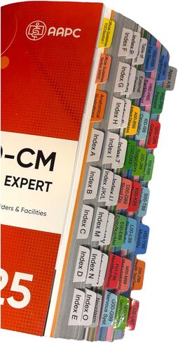 Laminated Book Tabs for CPT 2025 Professional Edition (AMA Version) – Durable, Color-Coded, and Repositionable Sticky Tabs – Includes Alignment Card & Blank Tabs (Book not Included) in Kuwait
