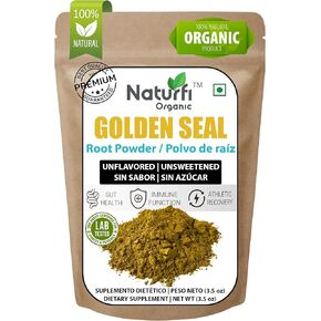 Goldenseal Root Powder, 3.5 oz, 100 Servings, 3rd Party Lab Tested (Purest Form of Goldenseal Powder)