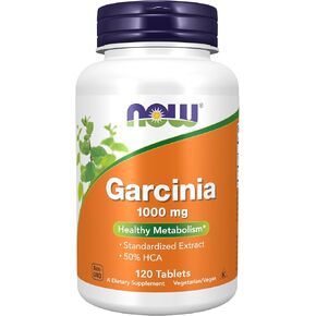 الآن مكملات الأطعمة ، Garcinia (Garcinia Cambogia) 1000 ملغ ، التمثيل الغذائي الصحي*، فقدان الوزن ، 120 قرصًا