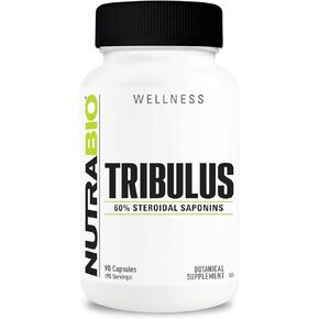 ملحق مستخلصات NutraBio Tribulus Terrestris ، 500 ملغ - Tribulus terrestris للرجال والنساء - المعزز الحيوي الطبيعي ، 90 كبسولة