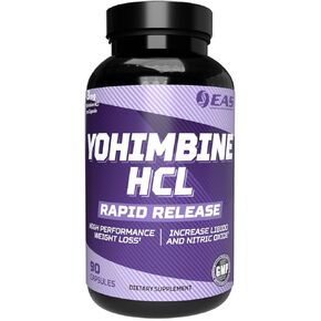 Yohimbine HCL | Improved Weight Loss & Athletic Performance | Rapid Release Technology | Better Absorption with Cyclosome Delivery | 90 Capsules