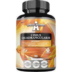 APOLLO'S HEGEMONY Cissus Quadrangularis 500 mg Contains 10% of Ketosterones - 90 Vegan Capsules - 3 Months Supply - for Supporting a Healthy Body Weight - Dietary Supplement