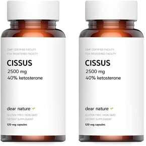 Cissus Extract [Premium] 2500mg, 120 caps (Pack of 2)