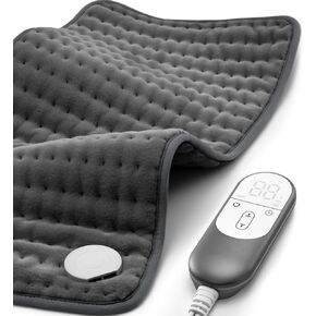 Heating pad for Back, Neck, Shoulder, Cramps and Leg Pain Relief, Heat Pads Christmas Gifts for Women, Men, Mom, Dad, Auto-Off,Machine Washable,Moist Dry Heat Options,Extra Large 12"x24"