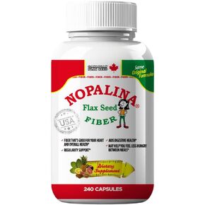 Nopalina Flax Seed Plus Capsules 240 Capsules