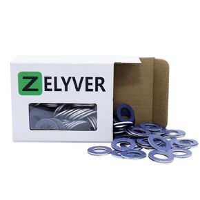 100PCS 90430-12031 16mm Aluminum Oil Drain Plug Gaskets Crush Washer Seals Compatible with Toyota Camry 4Runner/Lexus/Scion Replaces 90430-12028 095-156 65394