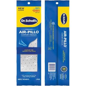 Dr. Scholl's Insoles Air-Pillo Cushioning - 3 Pairs (Men's Sizes 7-13 & Women's Sizes 5-10)