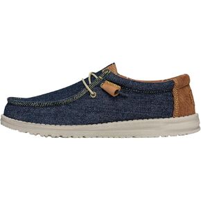 Hey Dude Men's Wally Workwear | Men’s Shoes | Men's Slip-on Loafers | Comfortable & Light-Weight