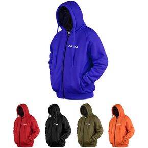 Motorcycle Hoodie for Men & Women Motorcycle Jackets Breathable All Weather Biker CE Armored Motorbike Riding Sweatshirt