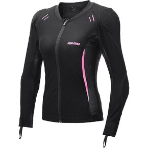 Women's Armored Motorcycle Shirt with CE Certified Protective Jacket Motorcycle Riding Shirt for Motorcycle Bicycle