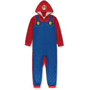 Komar Kids Boys 'Nintendo Super Mario Hooded Blanket Sleeper Pajama (8) Blue