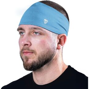Gymreapers Running Headband for Men & Women – Lightweight Moisture-Wicking Non-Slip Sweatband 4-Way Stretch Breathable, for Gym, Yoga, and Outdoor Activities in Kuwait