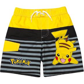 Pokemon UPF 50+ Swim Trunks Bathing Suit Little Kid to Big Kid Sizes (5-14-16)