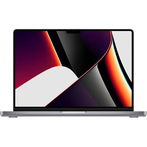 أواخر عام 2021 Apple MacBook Pro مع شريحة Apple M1 Pro وحدة معالجة مركزية 8 النواة (14 بوصة، 16 جيجابايت من ذاكرة الوصول العشوائي، 512 جيجابايت SSD) (QWERTY English) فضي (تم تجديد Premium)