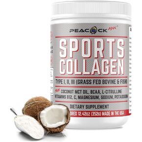 Collagen Keto Creamer Powder, Coconut MCT, Peptides, 12.22 oz, Unflavored, Hydrolyzed, B12, Magnesium (12.22 Ounces (Pack of 1))