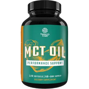 C8 MCT Oil Softgels - Medium Chain Triglycerids MCT Coconut Oil Supplement with Caprylic/Capric Triglycerides for Body Sculpting, Enhanced Energy & Stamina - Keto Supplements for Weight Loss - 120 Ct