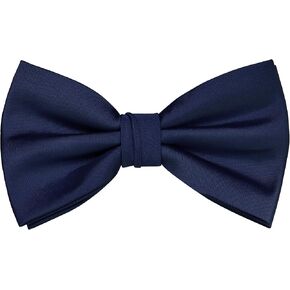 Branduce Mens Solid Color Adjustable Pre-tied Bow Tie for Men Party Wedding