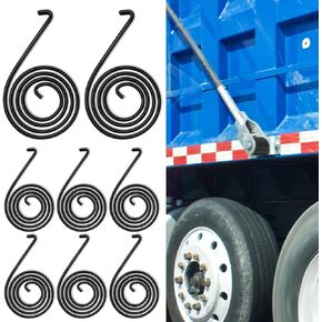 8 Pack Spiral Torsion Springs for Dump Truck Trailer Side Mount Tarp Systems Universal Flat Coil Spring Heavy Duty Torsion Spiral Spring for Rolling Unrolling Dump Tarp