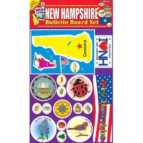 Gallopade Publishing Group New Hampshire Bulletin Board Set (9780635064516)