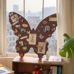 3D Butterfly Wall Decor ، زينة جمالية لغرفة النوم ، الفصل الدراسي ، غرفة المعيشة ، غرفة النوم ، مرحاض | ديكور الزاوية 18.7 × 16.5 بوصة
