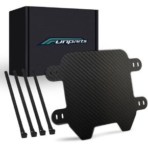 Carbon Fiber Number License Plate for Sur Ron Surron LBX Talaria Sting MX3/R MX4 Talaria XXX E Ride Pro SS Segway X260 X160 Electric Dirt Bike Black