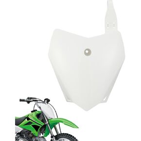 لوحة الرقم الأمامي لـ KLX110 ، لوحة رقم الدراجة الأوساخ البلاستيكية PP لـ KLX 110 2010-2025/KLX110L KLX 110L 2010-2024