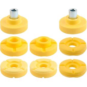 8PCS Front Rear Lower Upper Shock Strut Mount Support Bushing Fit for BMW X5 E70 X6 E71, Replace 31336776389,33526778399