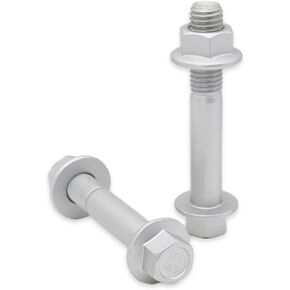 10.9 Hardened for 1983-2011 Ford Ranger, for 1994-2009 Mazda B-Series Pickup Rear Lower Shock Mounting Bolt Kit, Silver Dacromet Coated