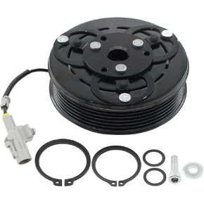 ApplianPar A/C Compressor Clutch Assembly with Plate Pulley Bearing Coil Kit for Subaru Forester 2014-2018