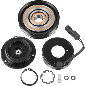 ECCPP A/C Clutch 2001-2007 Fit for Chrysler Town & Country 3.3L 3.8L 2001-2007 Fit for Dodge Grand Caravan 3.8L AC Compressor Clutch Assembly Kit