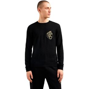 Armani Exchange Men's Snake Graphic Wool Mix Sweater