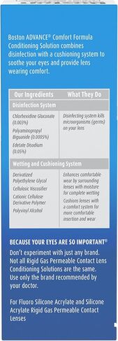 Boston Advance Contact Lens Solution by Bausch+ Lomb, for Gas Permeable Contact Lenses, 1 Fl Oz (Packaging May Vary) in Saudi Arabia