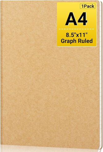 EUSOAR Notebooks College Ruled, 3 Pack A4 11" x 8-1/2", 40 Sheets/ 80 Pages, 100gsm Thick Paper, Notebook Bulk Journal Line Writing Pads, Drawing Sketchbook Subject for Office Business Work Supplies in Kuwait