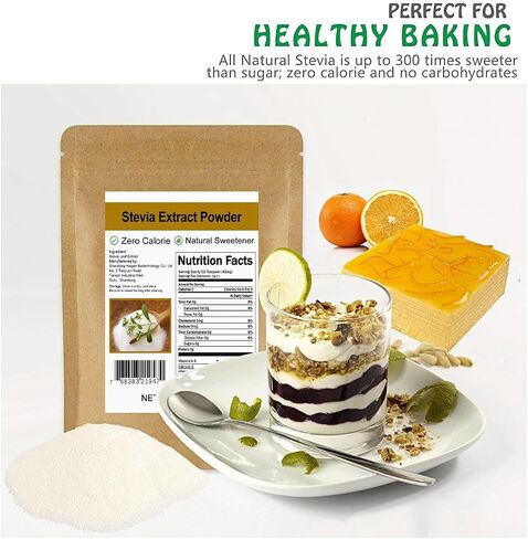 Pure Stevia Extract Powder Without Erythritol 5.2oz(148g) - Highly Concentrated Stevia Powder Sweetener, Zero Calorie, No Artificial, Natural Sugar Alternative in Saudi Arabia