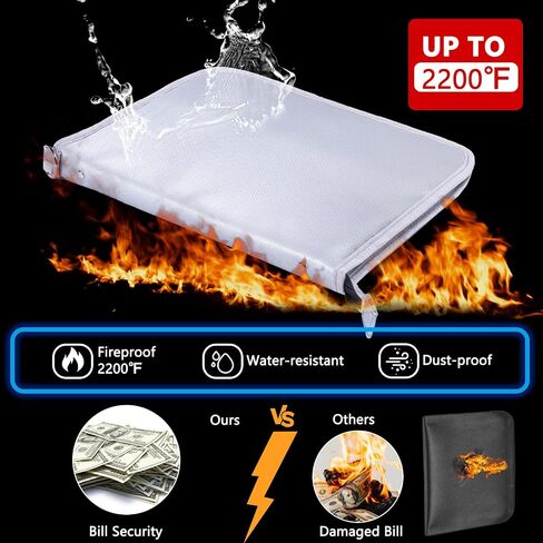 Fireproof Coin Collection Book Coin Holder, 300 Pockets Fireproof Coin Collection Book & 36 Paper Money Organizer Binder for Coin Collection Supplies,Coin Collector Gifts in Kuwait