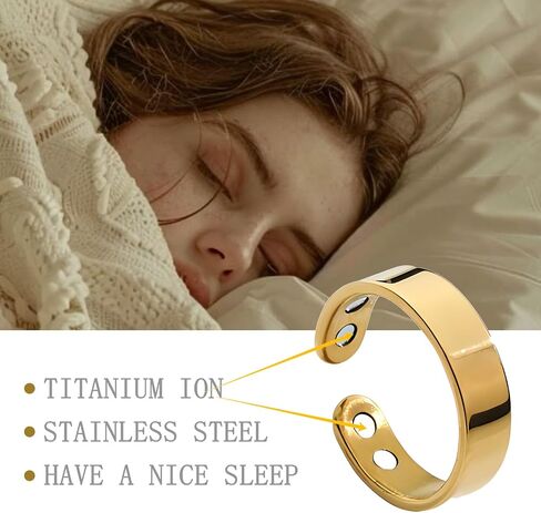LIU JUN Calmi Ring, Magtherapy Lymphatic Drainage Titanium Ion Rings Lymph Nodes Acupuncture Therapy Open Olux Ring For Women Men Health Jewelry Gifts in Kuwait