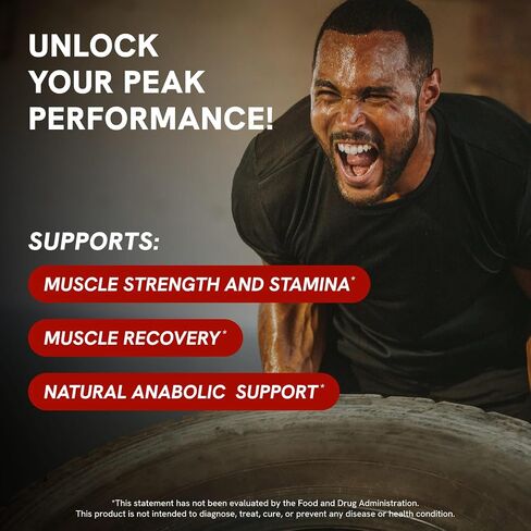 Turkesterone Supplement for Men - Organic Turkesterone Supplement for Muscle Growth with Fadogia Agrestis for Men, Pterostilbene | Complexed Turkesterone Powder | 120 Turkestrone Vegan Capsules in Kuwait