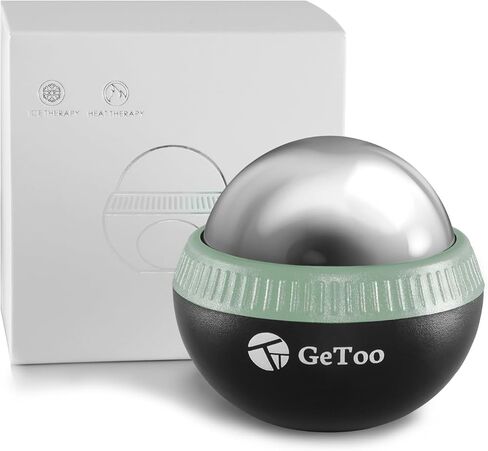 Cryosphere Cold Massage Roller Ball - 2.8 Inch Ice Massage Ball for Deep Tissue, 6 Hours Cold Therapy, Detachable Rolling Ball, Blue and Black in Kuwait