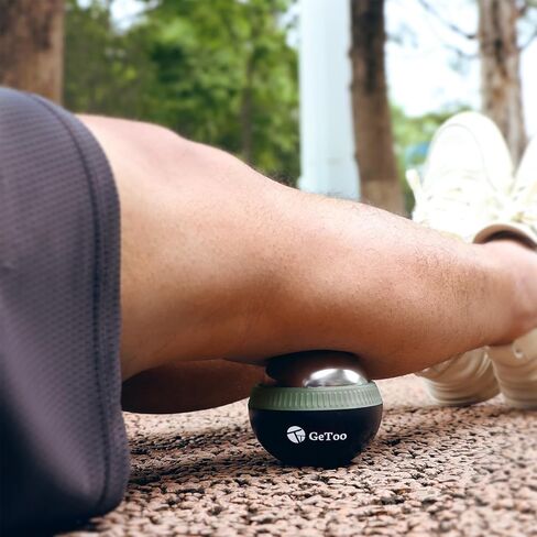 Cryosphere Cold Massage Roller Ball - 2.8 Inch Ice Massage Ball for Deep Tissue, 6 Hours Cold Therapy, Detachable Rolling Ball, Blue and Black in Kuwait