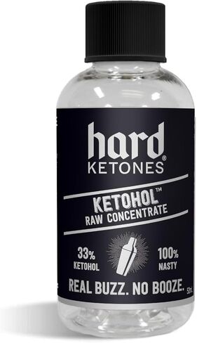 Hard Ketones Ginger Mule with Stevia | Alcohol Alternative with 17g (5%) Ketohol | 12 Pack, 12 Oz Cans in Kuwait