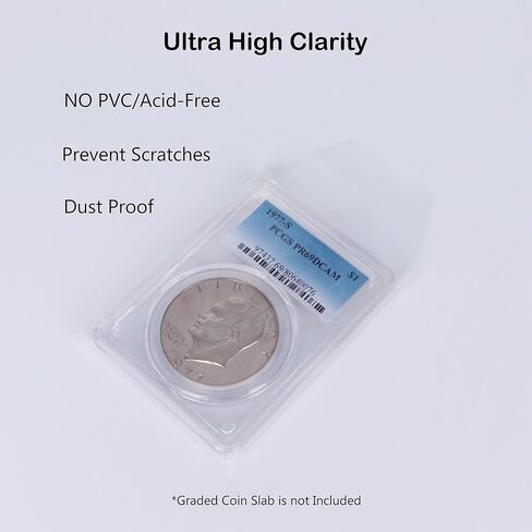 Rayvol Resealable Bags for NGC Coins – Durable, Clear Coin Holders for Safe Storage & Organization – Perfect for Collectors and Dealer (360 Count) in Kuwait