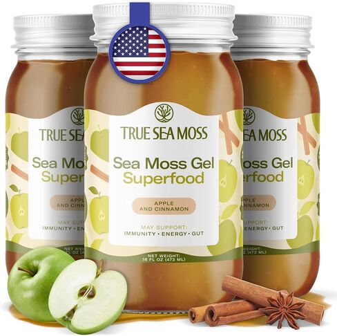 Sea Moss Gel – Made in USA – 5-in-1 Formula – Wildcrafted Seamoss, Ashwagandha & Sea Vegetables – Ashwagandha, Pack of 1 (Labels may Vary) in Kuwait