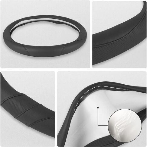 West Llama Customized Auto Car Steering Wheel Cover for Honda (Black) in Kuwait