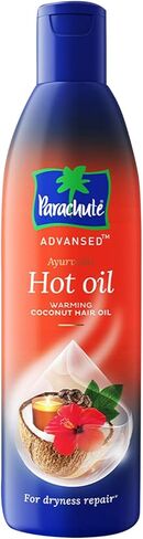 Parachute Advansed Ayurvedic Hot Oil| Warming Coconut Hair Oil with 5 Ayurvedic Ingredients| Fights Frizzy & Dry Hair | Nourishes & Promotes Hair Growth | Indian Hair Oil |10.1 fl. oz. in Saudi Arabia