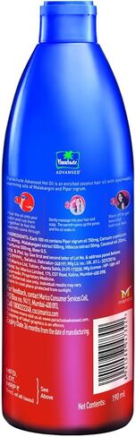 Parachute Advansed Ayurvedic Hot Oil| Warming Coconut Hair Oil with 5 Ayurvedic Ingredients| Fights Frizzy & Dry Hair | Nourishes & Promotes Hair Growth | Indian Hair Oil |10.1 fl. oz. in Saudi Arabia