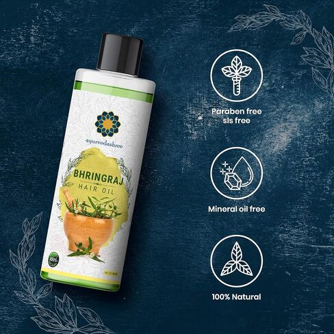 Hair Oil, 200 ml with Amla , Bhringraj , Brahmi , Methi , Shikakai , Neem , Henna , Pine , Clove , Eucalyptus & Citronella Oil in Saudi Arabia